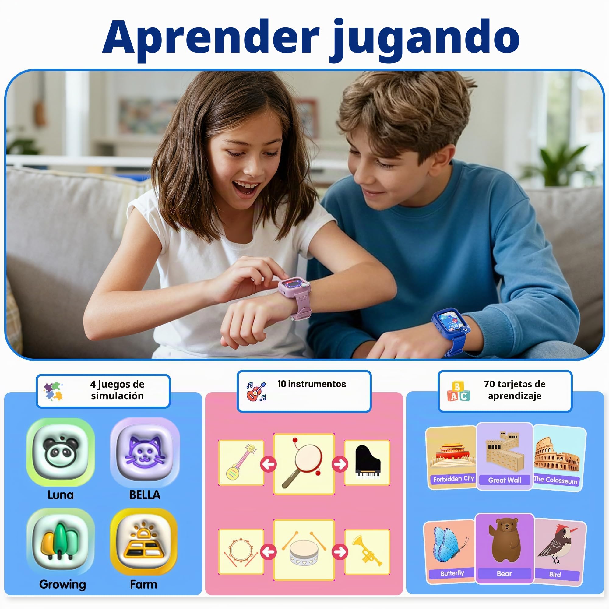 Reloj Educativo de Aprendizaje