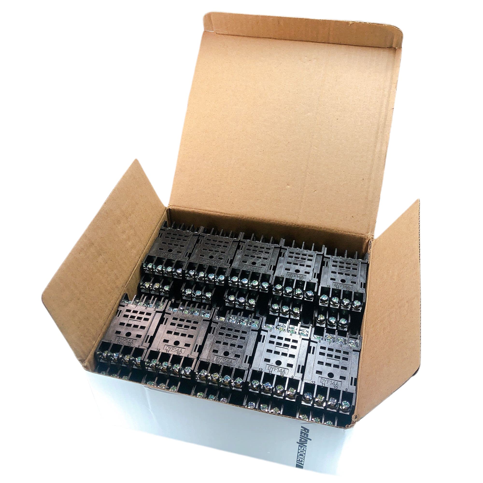 リレー用ソケット(14ピン) PYFZ-14 PYF14A互換品 適合リレーMY4