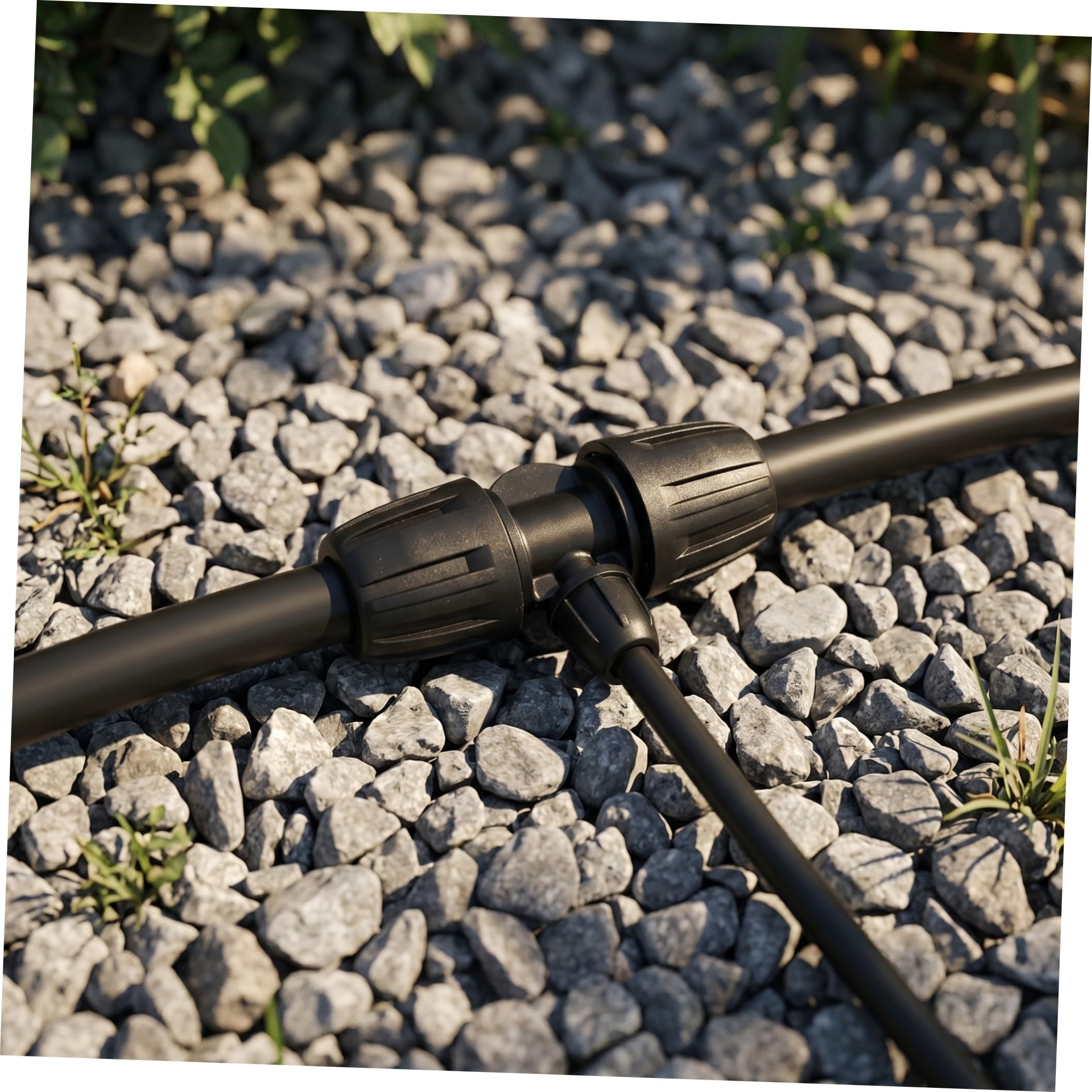 30 Pezzi Raccordi per Irrigazione Agricola Pe Dadi Autobloccanti Antiscivolo, Attacco a Tre Vie 1/2" a 1/4" in Pp, Facile Installazione per Giardino e Serra,