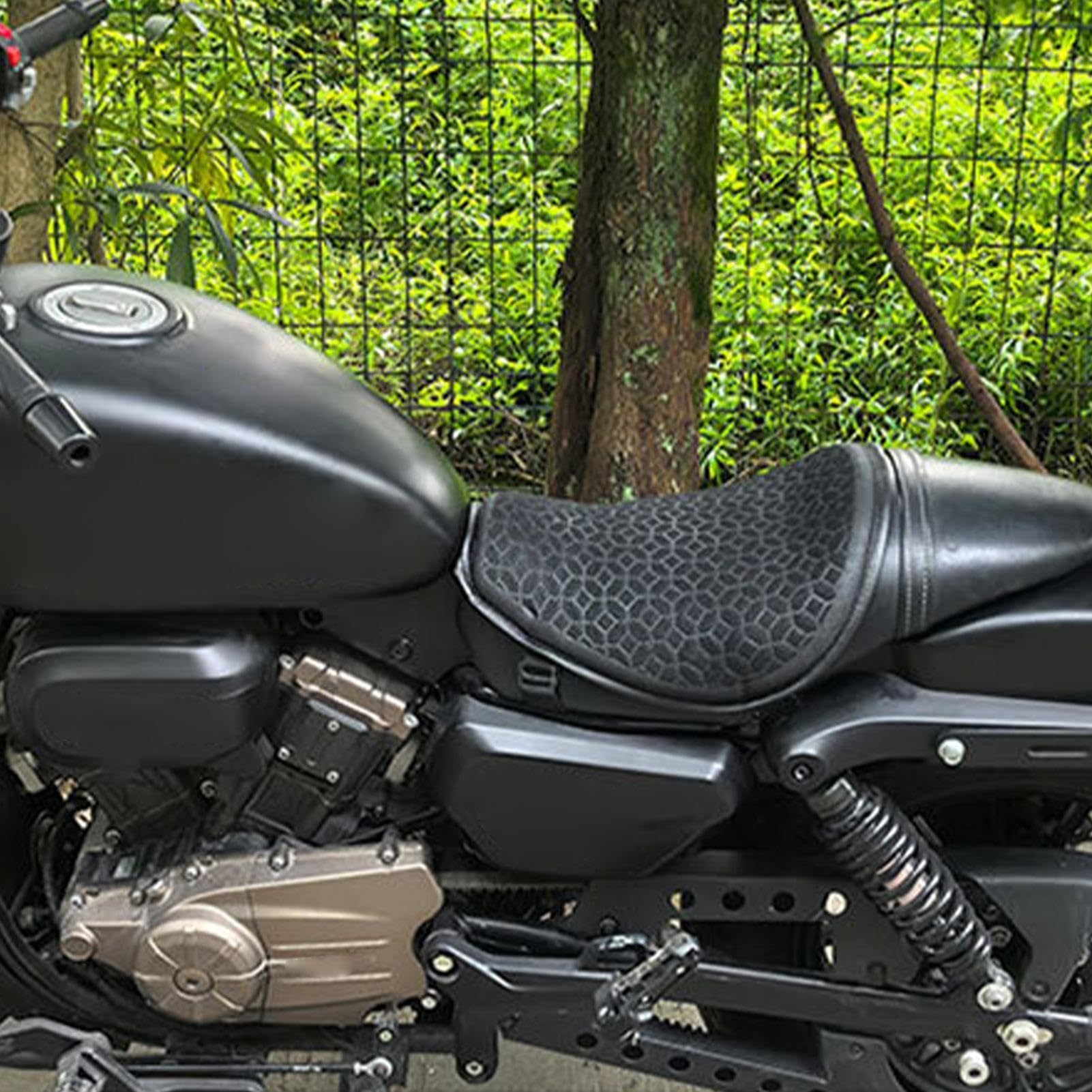 Poduszka na siedzenie motocyklowe, ergonomiczna, antypoślizgowa ochrona jazdy