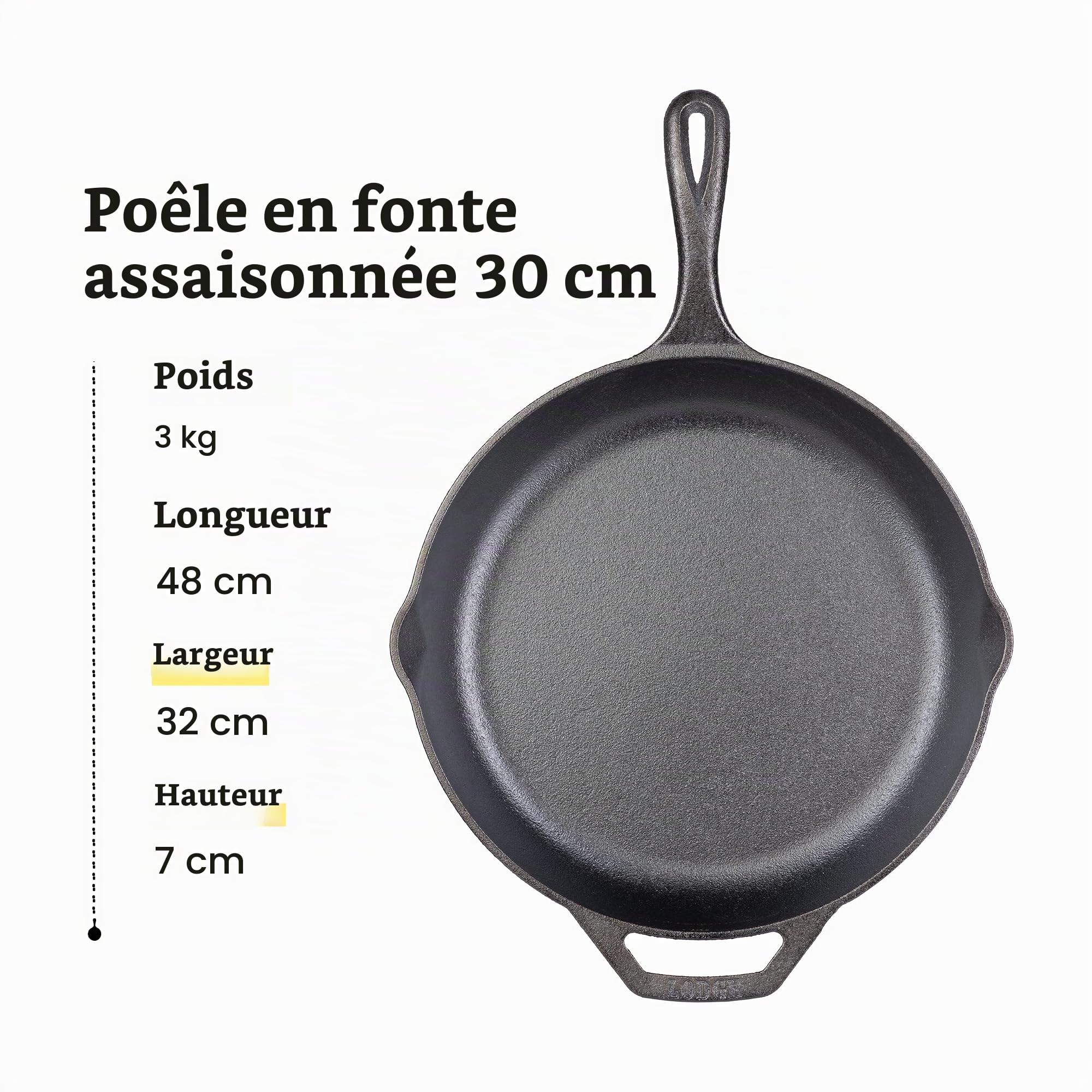 Sartén redonda Chef collection- 30cm