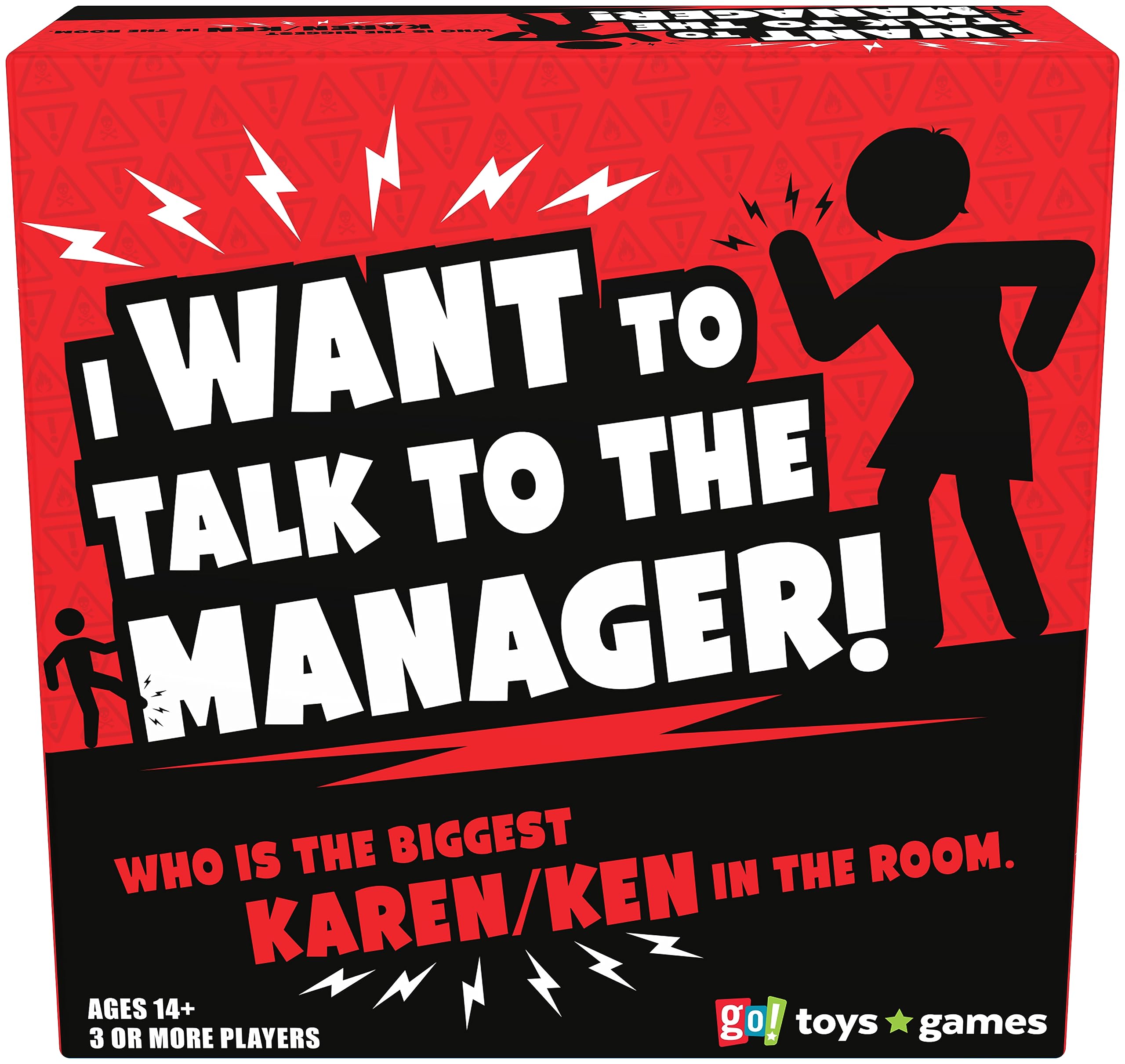 Goliath I Want To Talk To The Manager, Card Game from 14 Years, Party Game for 3 to 8 Players, Rot