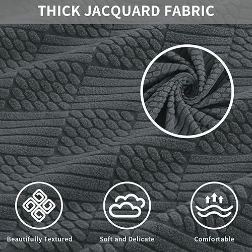 Miniatura 2 de Easy-Going Fundas de cojín impermeables para sofás y sofás, funda de asiento de sofá de jacquard elástica de repuesto para perros, mascotas y niños,