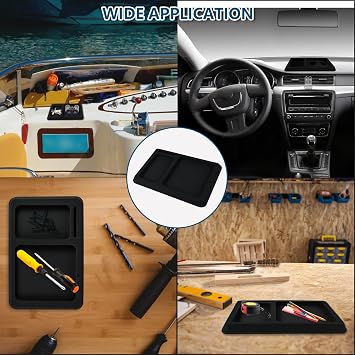 Boat Dash Pad,Multi-Compartment Design Boat Dash Pad Foam,EVA Foam Boat Dashboard Organizer Accessory Holder for Fishing Boats, Kayaks, Car Dashboards,1510In