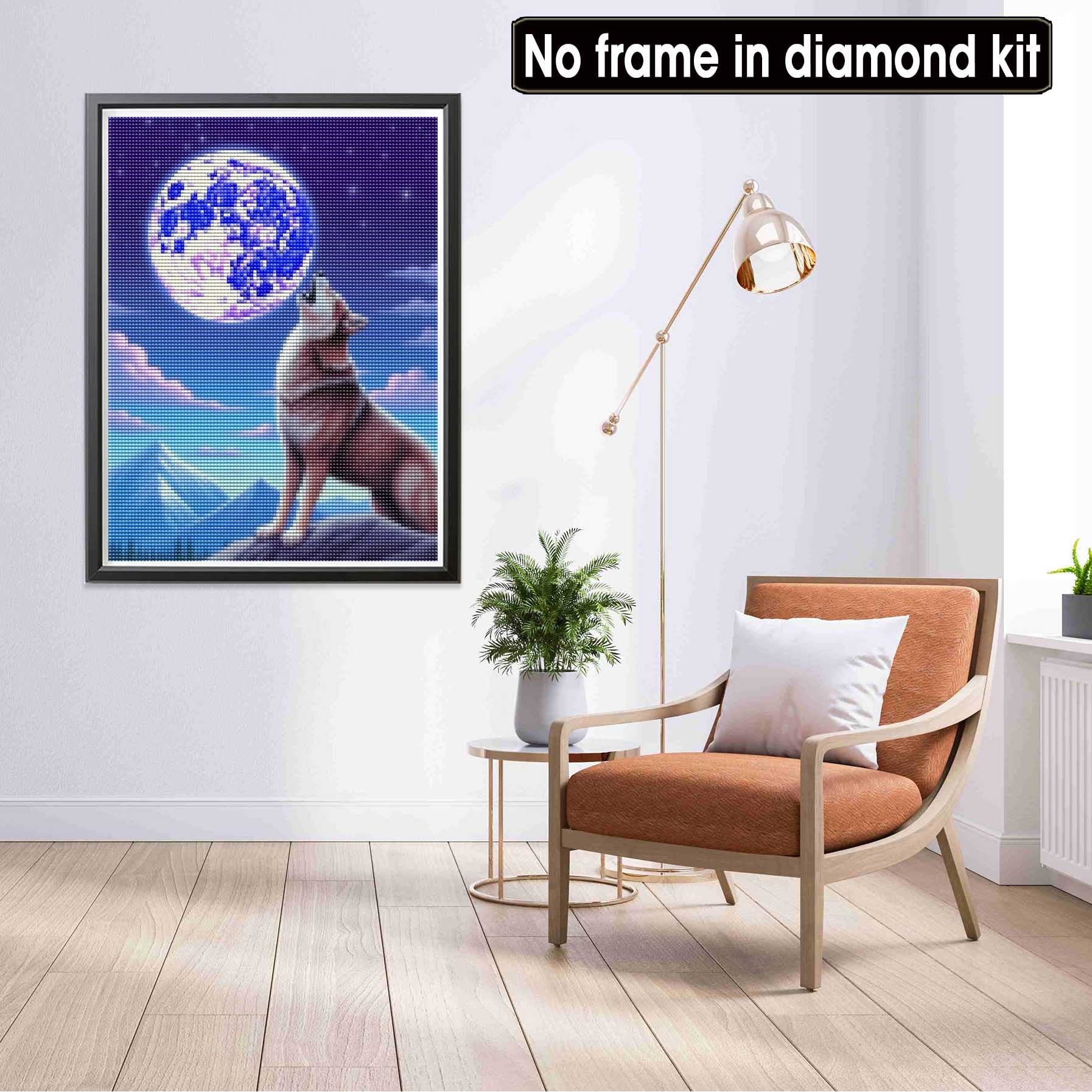 Fata Polvere AB Nuovo Arrivo Diamante Mosaico Leone Cavallo Animale Pieno Quadrato Rotondo Lupo Ricamo Tigre 5D Ptura FAI DA TE Coniglio Parete  15