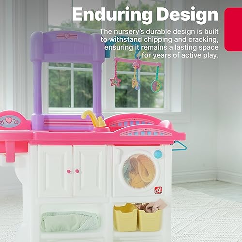 Miniatura 13 de Step2 Love & Care - Juego de muñecas de bebé de lujo para niños, cocina combinada y cambiador, incluye accesorios de juguete, fácil de montar, niños