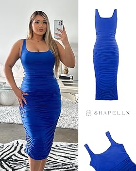Amazon.com: SHAPELLX Casual Dresses for Women Bodycon Shaper