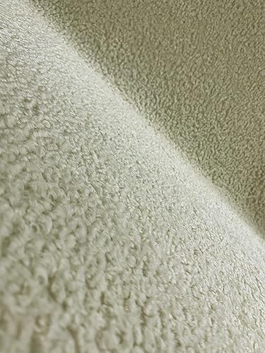 Miniatura 5 de Zalea de oveja de pelo alto con respaldo de gamuza GSM655 (para sofá, sillas, decoración) Vendido por The Yard (marfil natural)