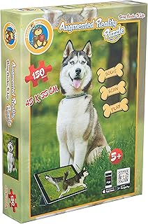 Fluffy Bear AR-6004 Husky Puzzle - Multi Color