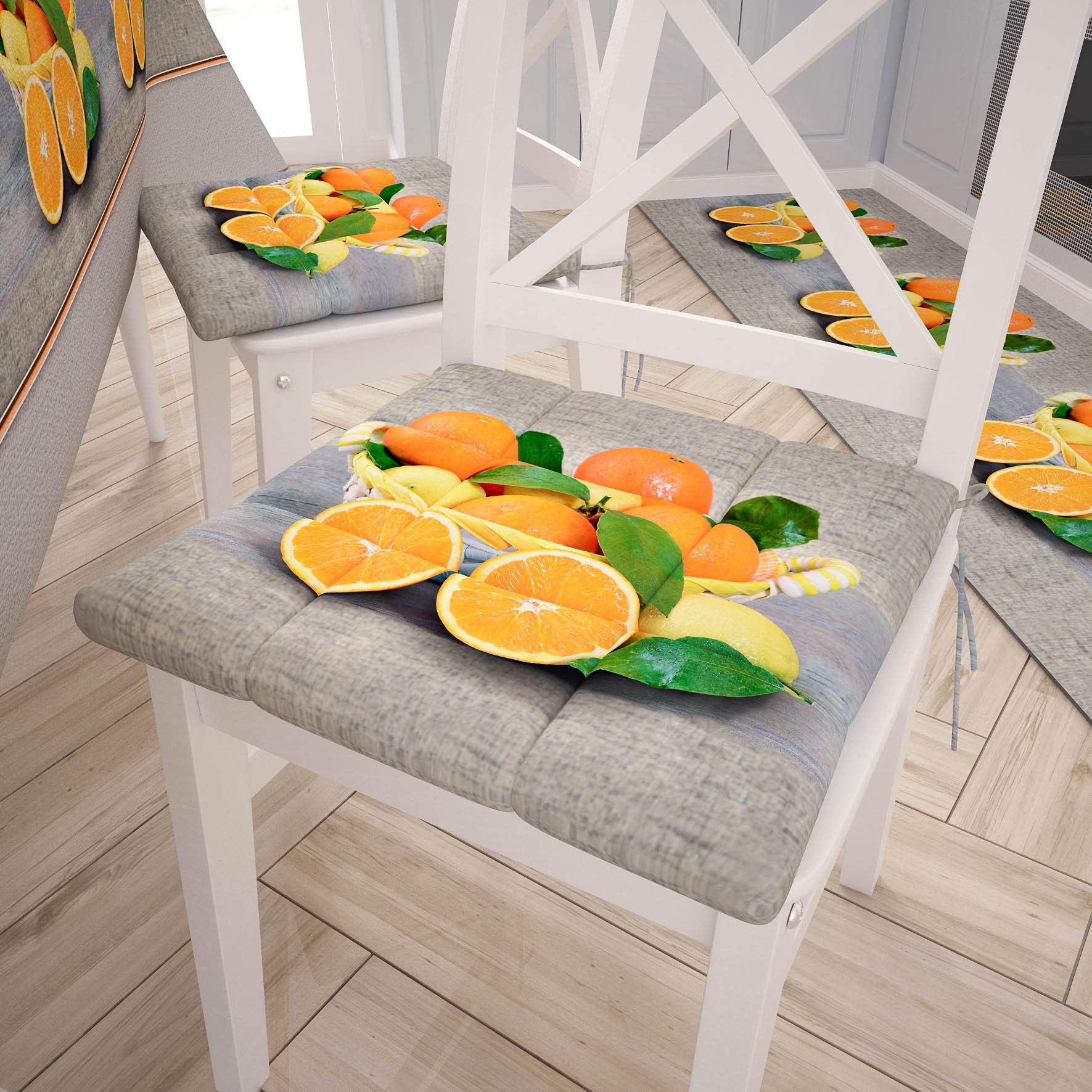 PETTI ARTIGIANI ITALIANI - Mantel Antimanchas, Manteles Impermeables, Mantelerias Modernas, Manteles Rectangular, Mantel para Mesa, 100% Made in Italy, Naranjas