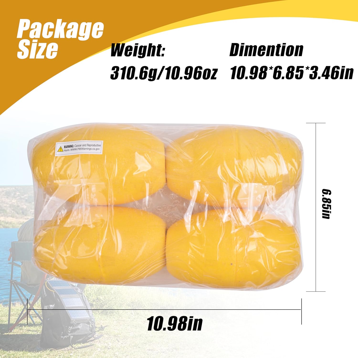 Rope Floats Marine Buoy Floats Deep Water Float Fishing Marker Buoys Anchor Float for Boats Swimming Kayak Crabbing Trail Dock Pool