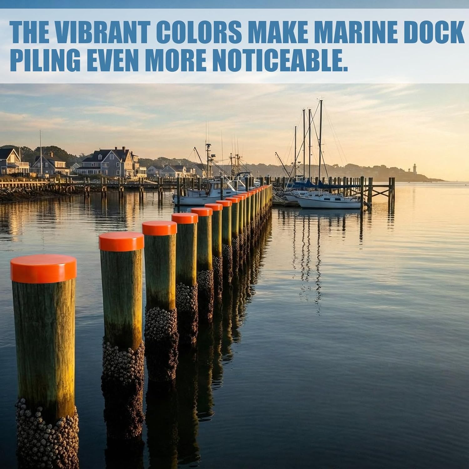 8 Pcs 9" Marine Flat Dock Cap Cone Rubber Piling Cap Protective Dock Post Caps Boat Heavy Duty Pylon Docks Pole Cover for Marine Boat Docks