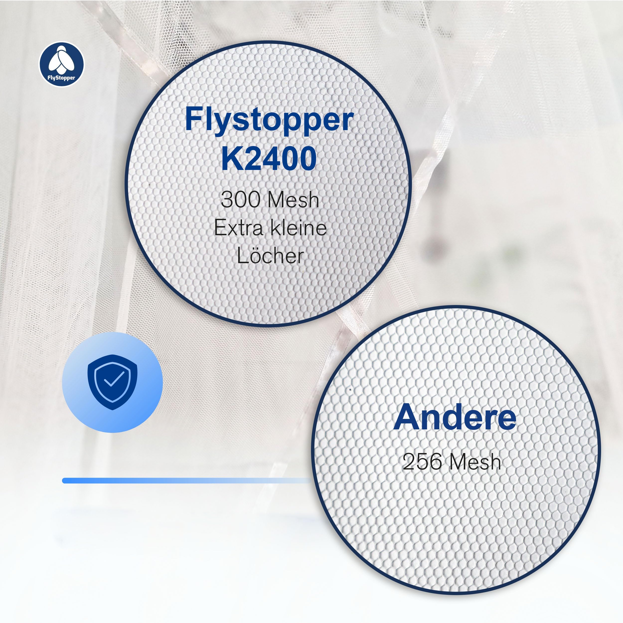 MOSKITONETZ Doppelbett XXL - 240x220x230, XXL Mückennetz für Bett, feinste Löcher, rechteckiger Netzvorhang Reise, Insektenschutz, 2 Einträge, einfache Anbringung, Tragetasche