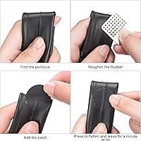 Vista 8 de Kit de herramientas de reparación de bicicletas-Kits de inflador de CO2 con cartuchos de CO2, multiherramientas 8 en 1, bolsa de sillín, parches