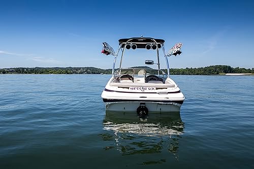 Miniatura 9 de Monster Tower Wakeboard Rack - Quick Release, Universal Fit for Wakeboard Towers, 360 Degree Rotation, Rubber Bumper, Shock Cord