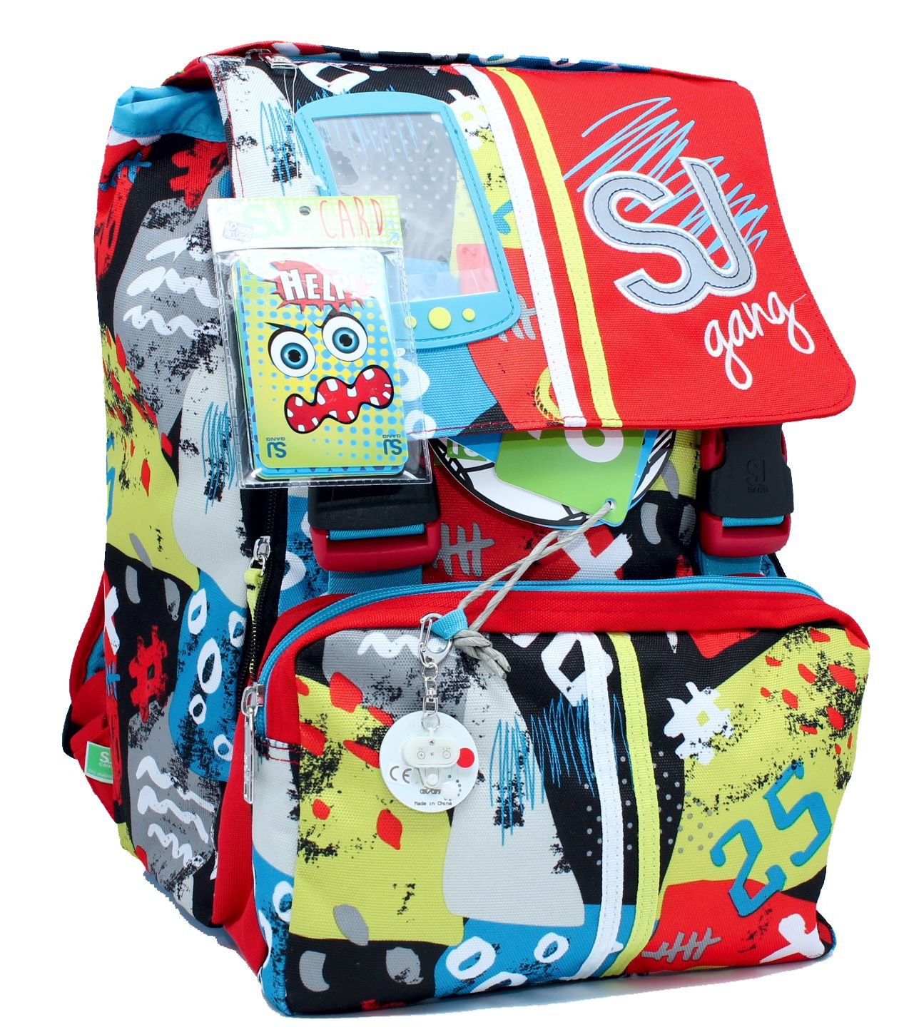 Zaino Sdoppiabile Rosso High Tech SJ Seven