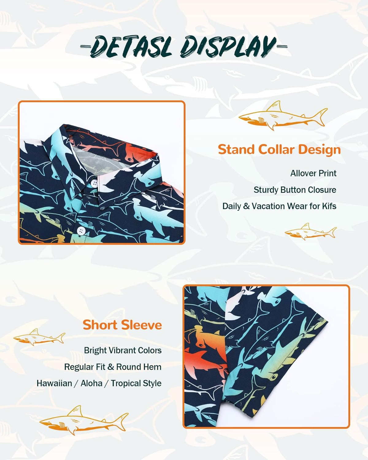 Blueleaf Boys Hawaiian Shirt Short Sleeve Casual Button Down Beach Aloha Shirt Kids Summer Hawaii Shirts 5-14 Years - Image 6