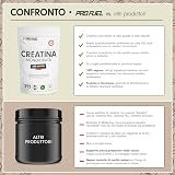 Creatina monoidrata polvere 1kg / 1000g micronizzata ad alto dosaggio, pura senza additivi, 100% vegana - 3