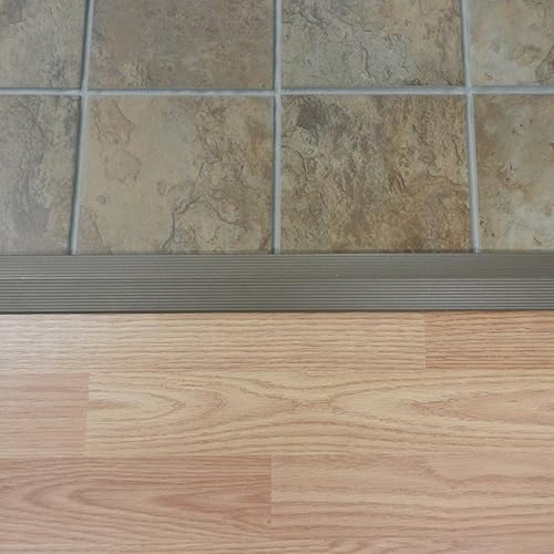 Miniatura 10 de M-D Building Products Reductor de cincha (Fluted) con SnapTrack 36" níquel satinado níquel satinado