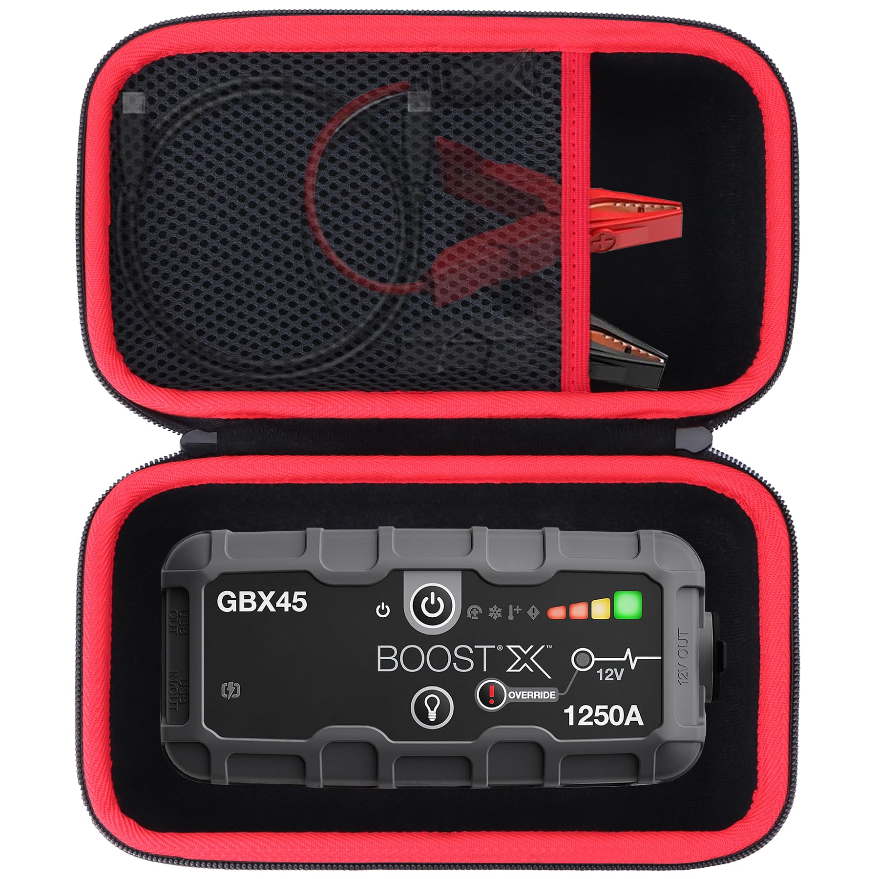 Storage Case Compatible with Boost X GBX45 1250A 12V UltraSafe Portable Lithium Jump Starter Car Battery Booster Pack