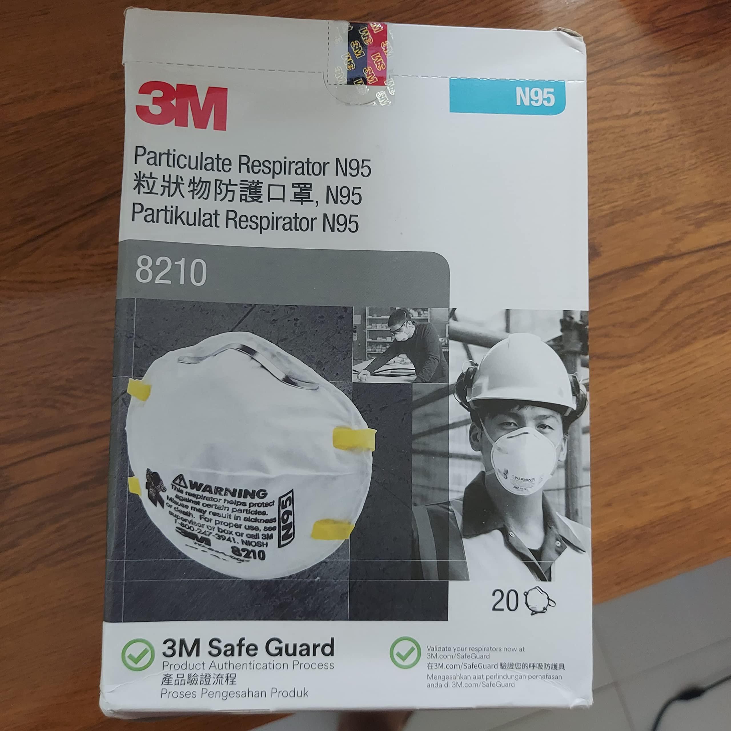 3M 8210 N95 Face Mask|3M Lightweight Particulate N95 Respirator (8210, DMi BX, Multicolour)- 60 piece/3Box (B0BY26S8BT) Amazon Price History, Amazon Price Tracker