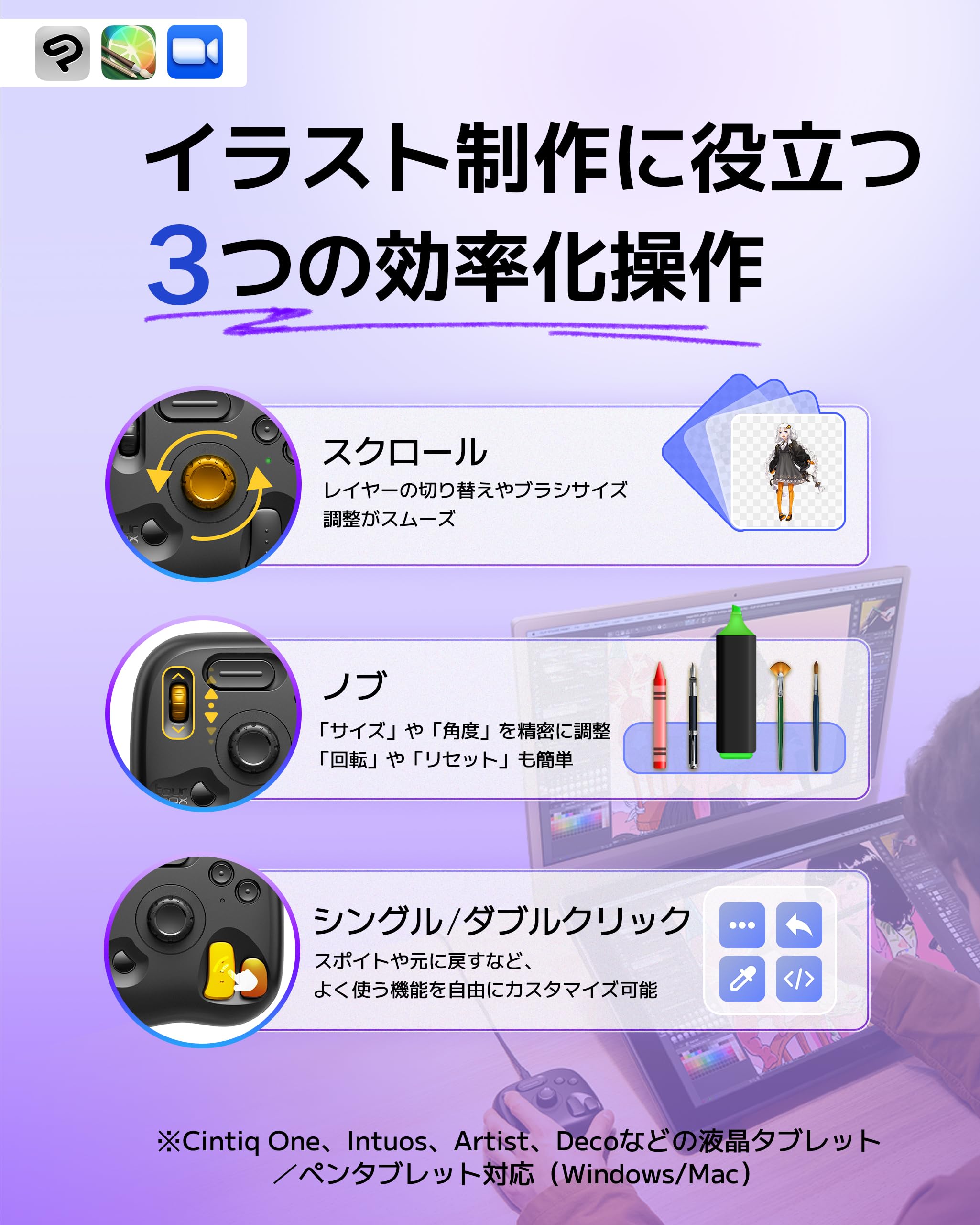 Amazon | TourBox Lite Bluetooth [エントリー] 左手デバイス・片手
