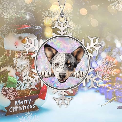 Miniatura 9 de Dogo Argentino - Adorno de metal con relleno de calcetín de Navidad, diseño de Dogo Argentino, lindo y divertido para perros que se asoman al perro,