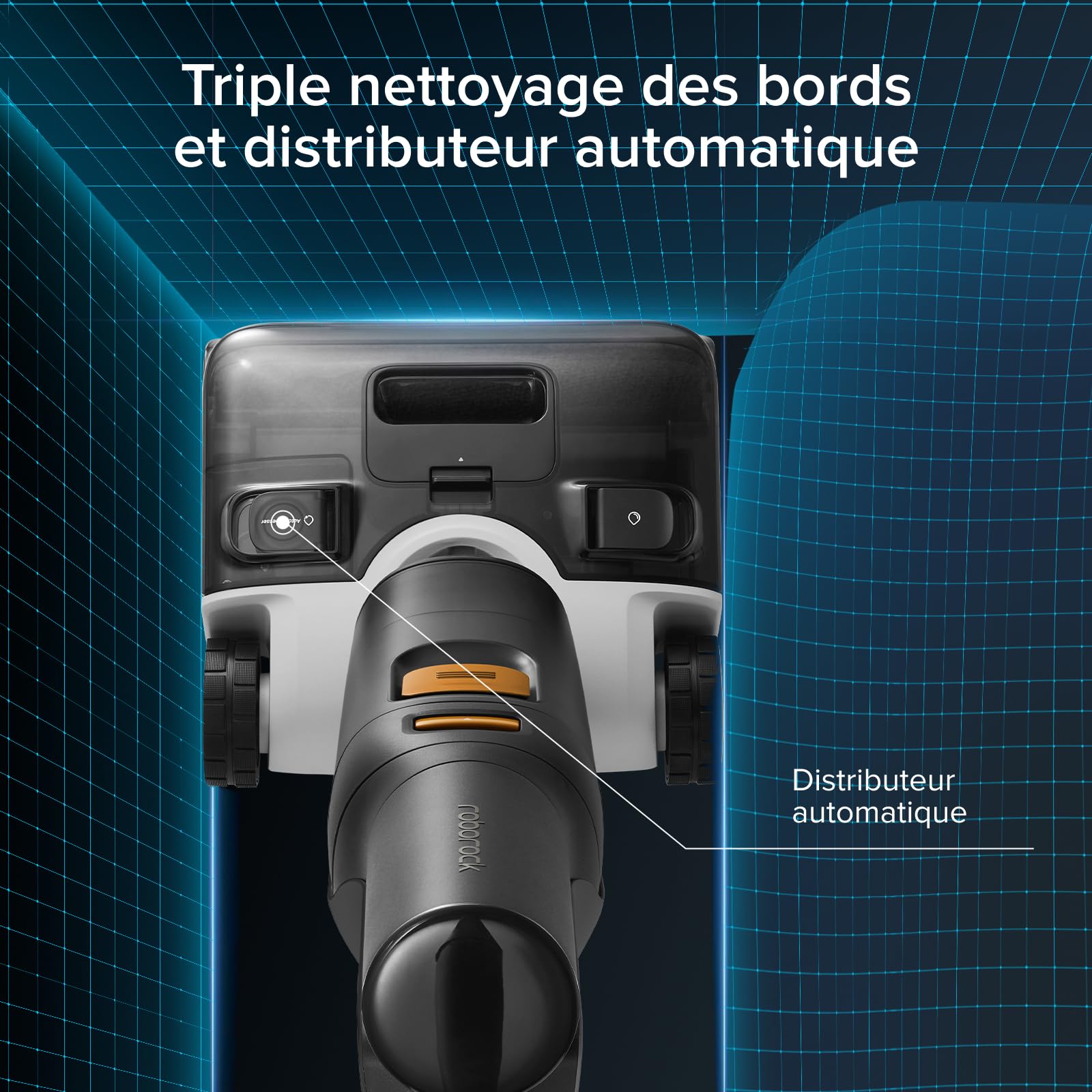 roborock F25 XT aspirateur Laveur sans Fil 20 000 Pa, Tout-en-Un pour sols durs, zéro enchevêtrement, séchage Rapide à 90 °C, inclinable à 180°, WiFi.