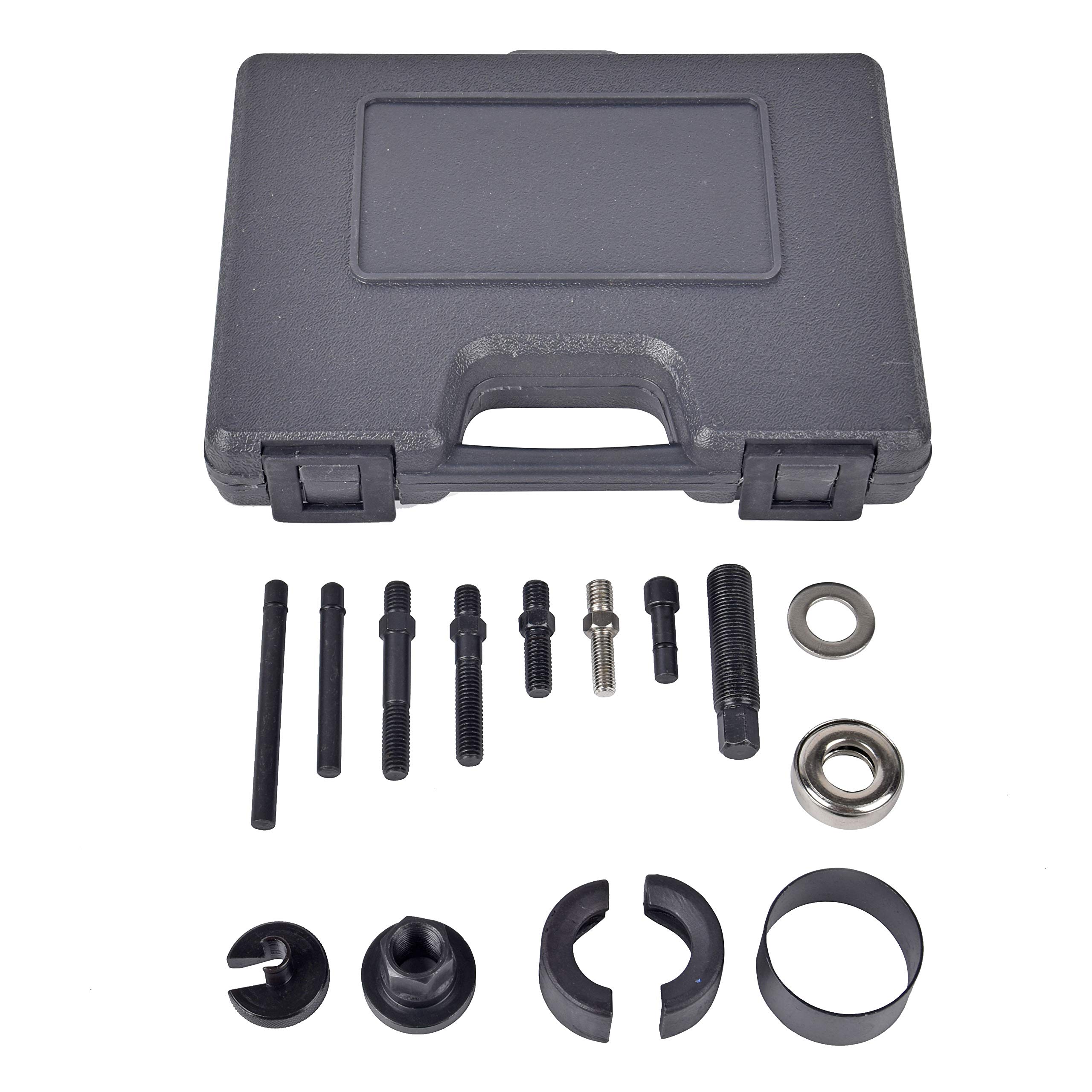 MAKOTOOLS Pulley Puller And Installer Kit, Power Steering Pump Remover Alternator