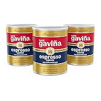 Vista 8 de Café Gaviña Espresso; molido extra fino, 100% café Arábica (lata de 10 oz)