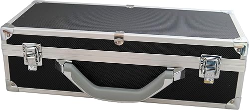 Vista 37 de Ursae Minoris Elite - Caja de aluminio negro para 100 portamonedas de estilo certificado o certificado NGC, PCGS, ANACS, Elite, Lighthouse, BCW