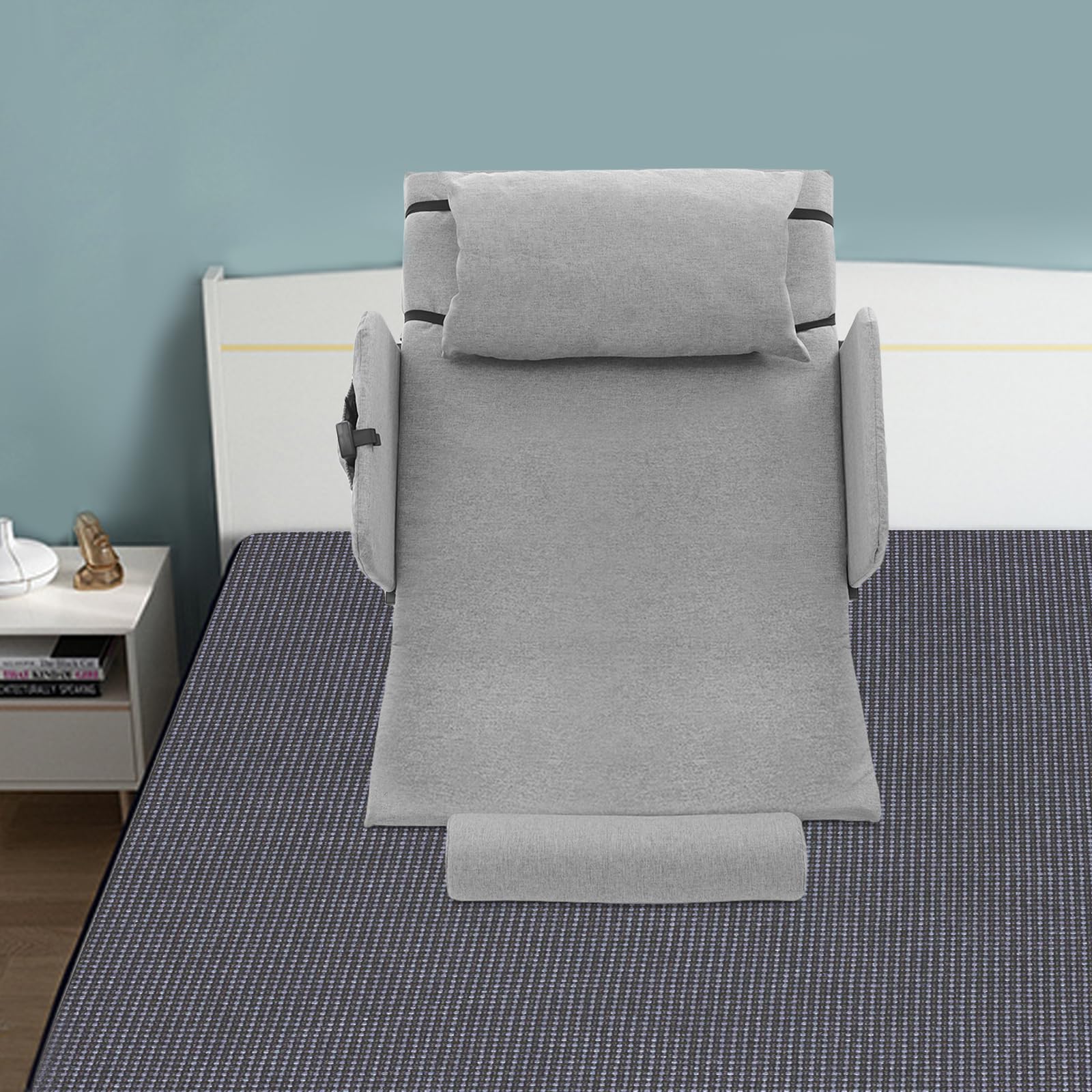 Cama para personas mayores ajustable eléctricamente Cosy Lift para levantarse de la cama, respaldo ajustable con mando a distancia, adecuado para cama de cuidado doble