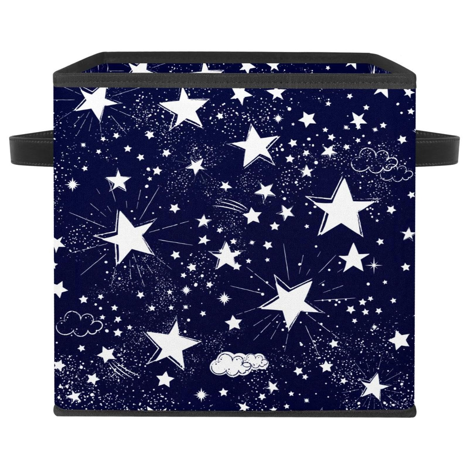 Boîte de rangement pliable motif galaxie pour organiser la chambre d'enfant