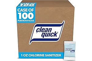 Clean Quick Powdered Chlorine-Based Sanitizer: Restaurant Cleaning Essential