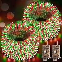 Vista 10 de Hezbjiti Luces de Cadena Navideñas LED de 1000 LED 403 Pies para Exteriores, 8 Modos de Iluminación IP44 Luces de Hadas Impermeables