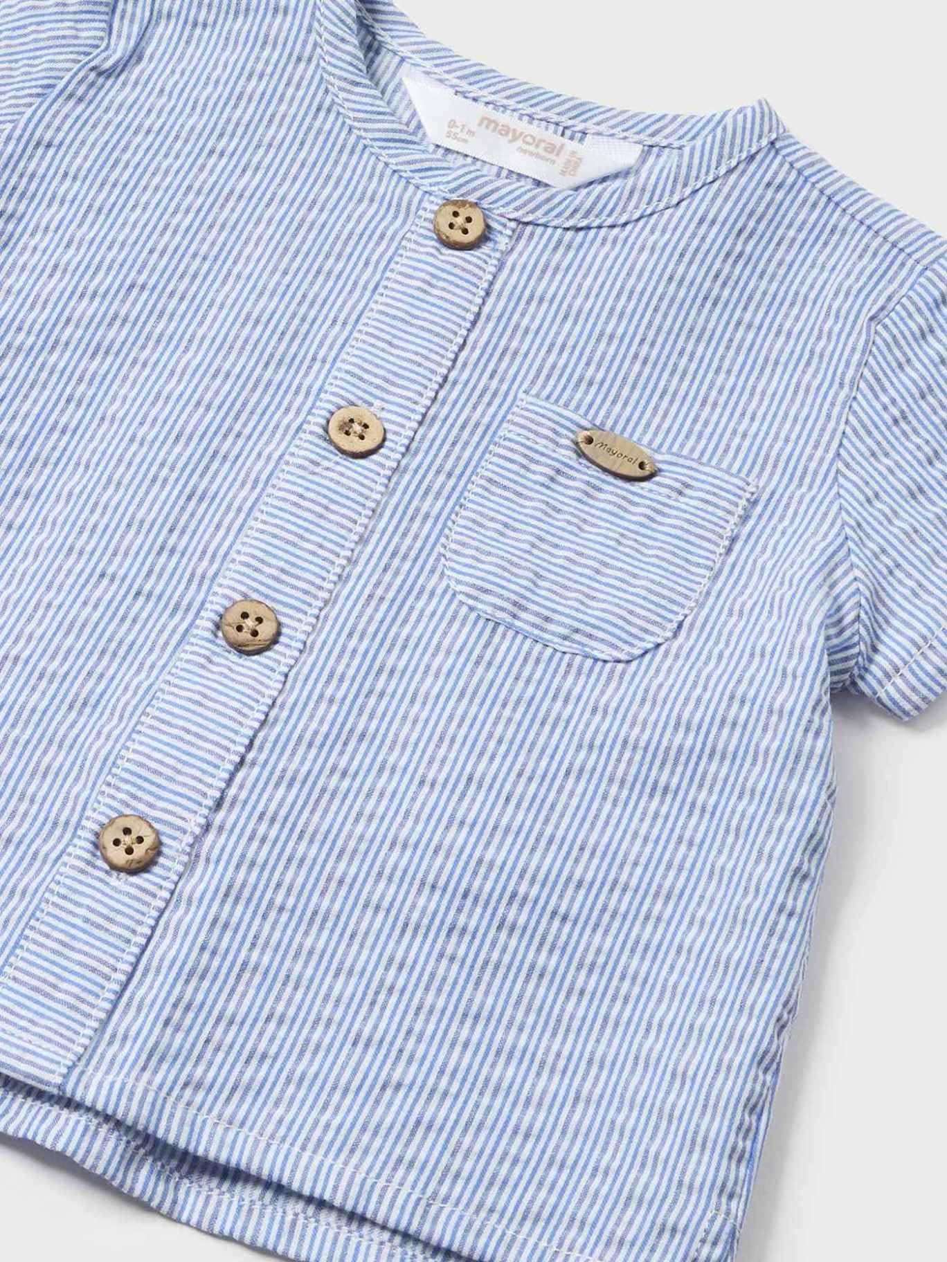 Mayoral Ser Kurze Hose Mütze für Baby - Jungen Seersucker