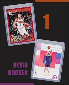 Devin Booker Basketball Cards Assorted (5) Bundle - Phoenix Suns Trading Cards