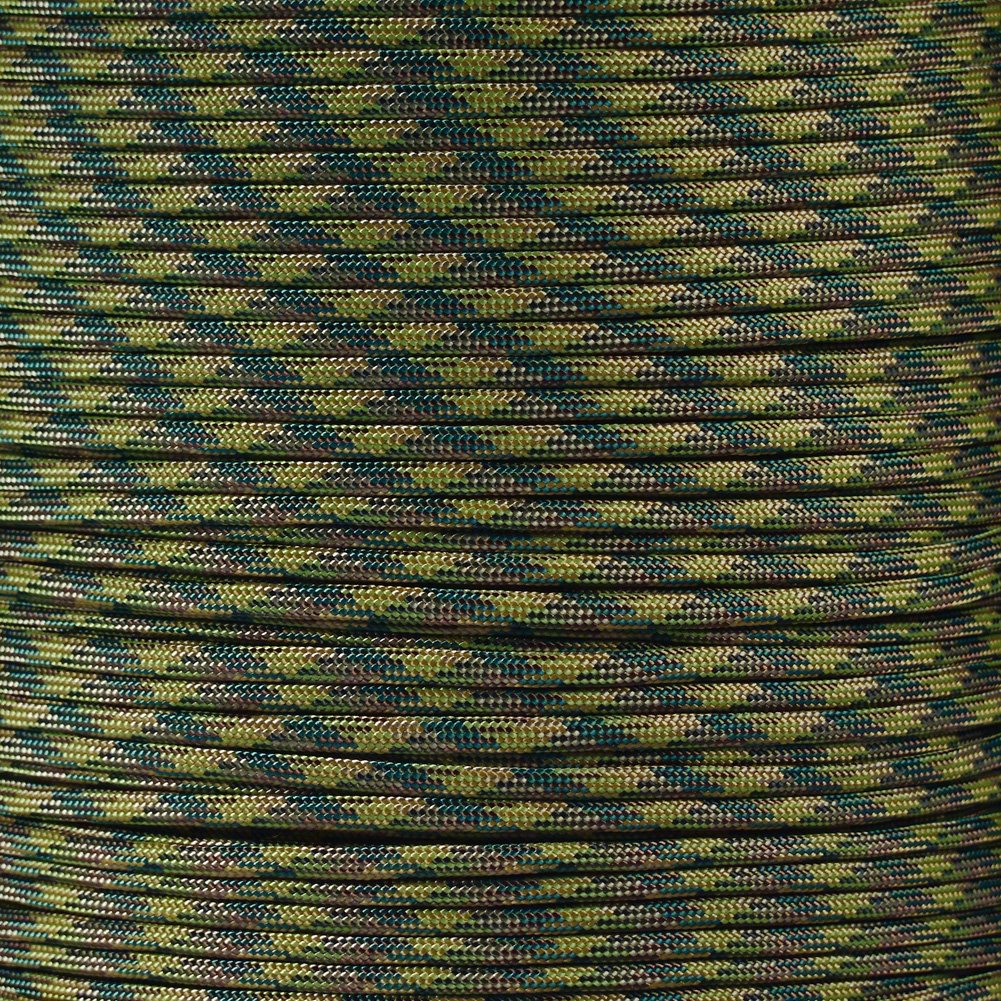 PARACORD PLANET 50 Feet Nylon 550Lb Type Iii 7 Strand Paracord Bayou Camo โ image 1