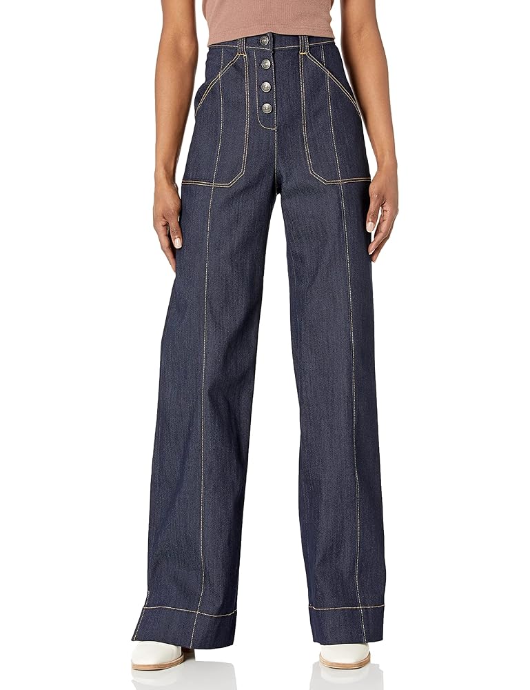 cinq a sept ベンジー デニムパンツ オセアン Cinq à Sept Long Benji Pant Indigo at Amazon Women's