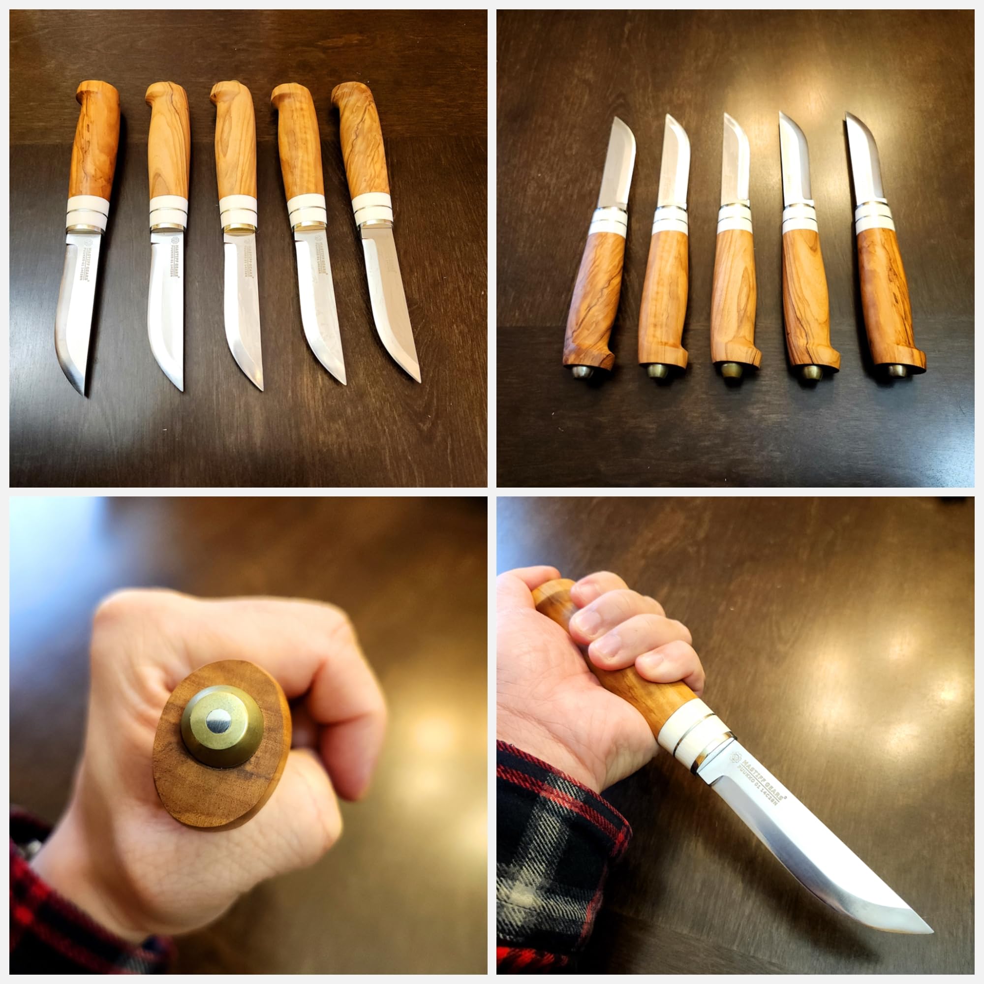 Mastiff Gears® Sigurd PUUKKO Knife - Sandvik 14C28N steel with