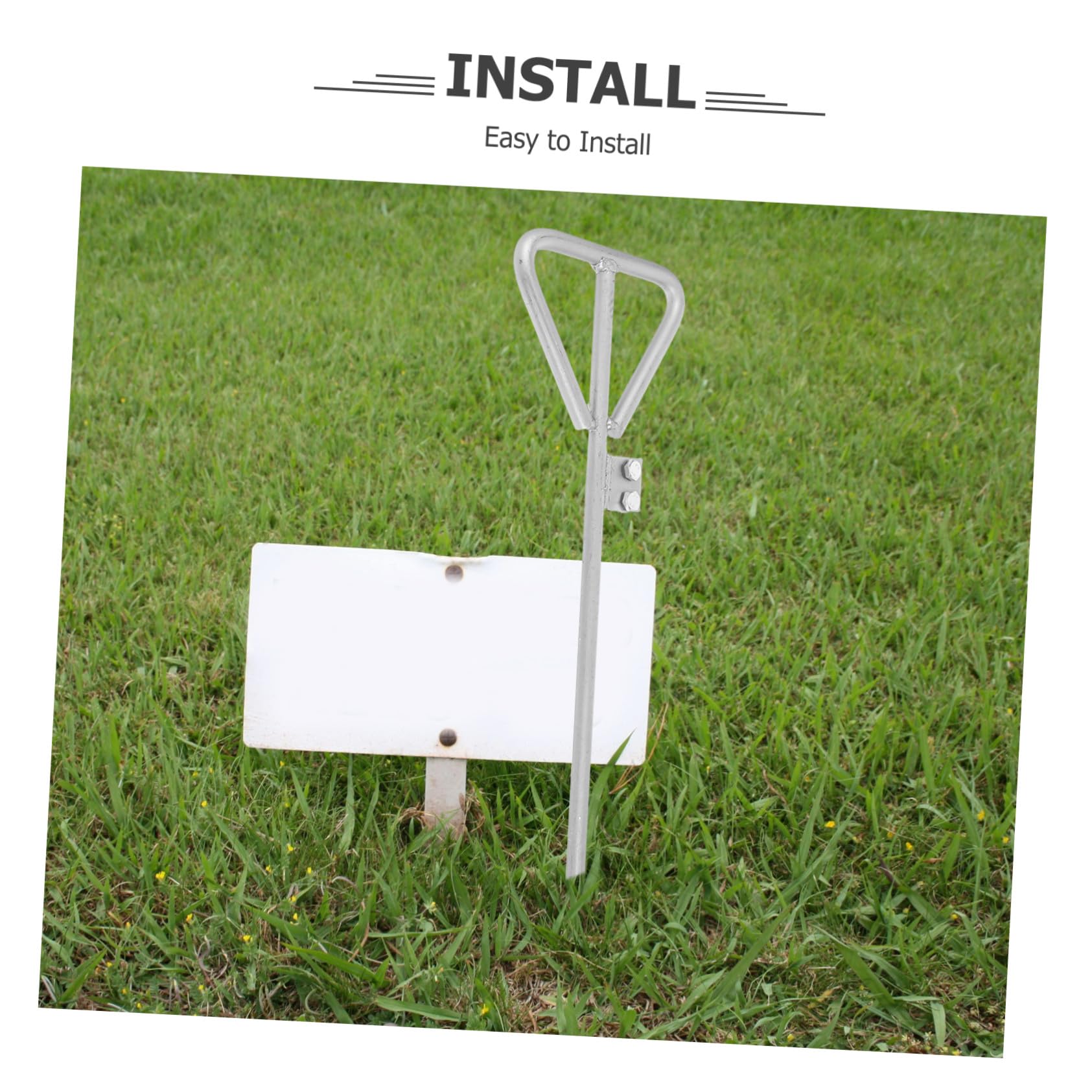 Asta di Messa Terra Zincata Portatile Kit per Impianto Elettrico Strumento di Installazione per Picchetto di Messa Terra Adatto per Recinzione e Sistemi Elettrici Domestici