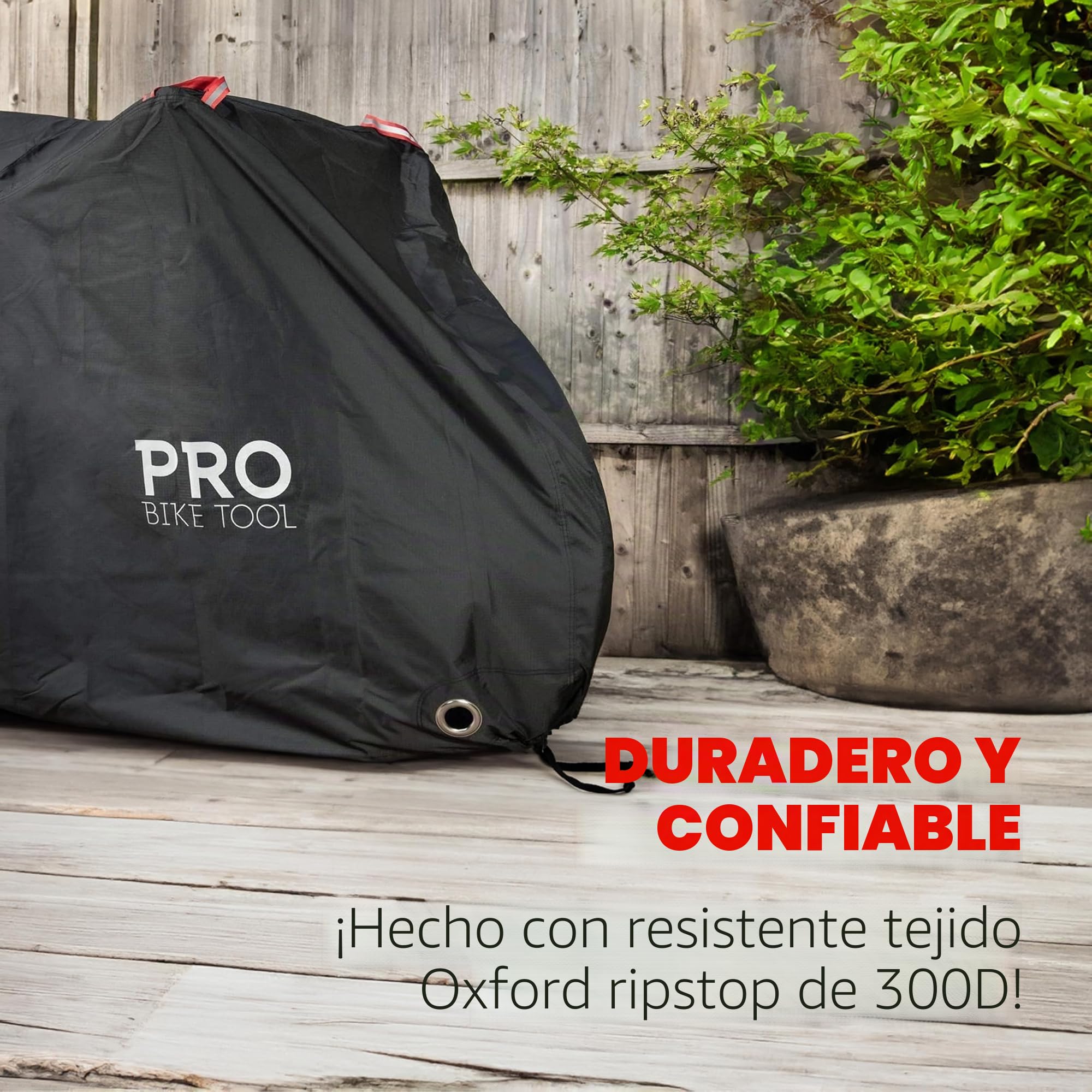 PRO BIKE TOOL Funda para bicicleta para almacenamiento de bicicletas al aire libre, tamaño XXL para 2-3 bicicletas, uso estacionario para patio, jardín o interior, protección contra todas las