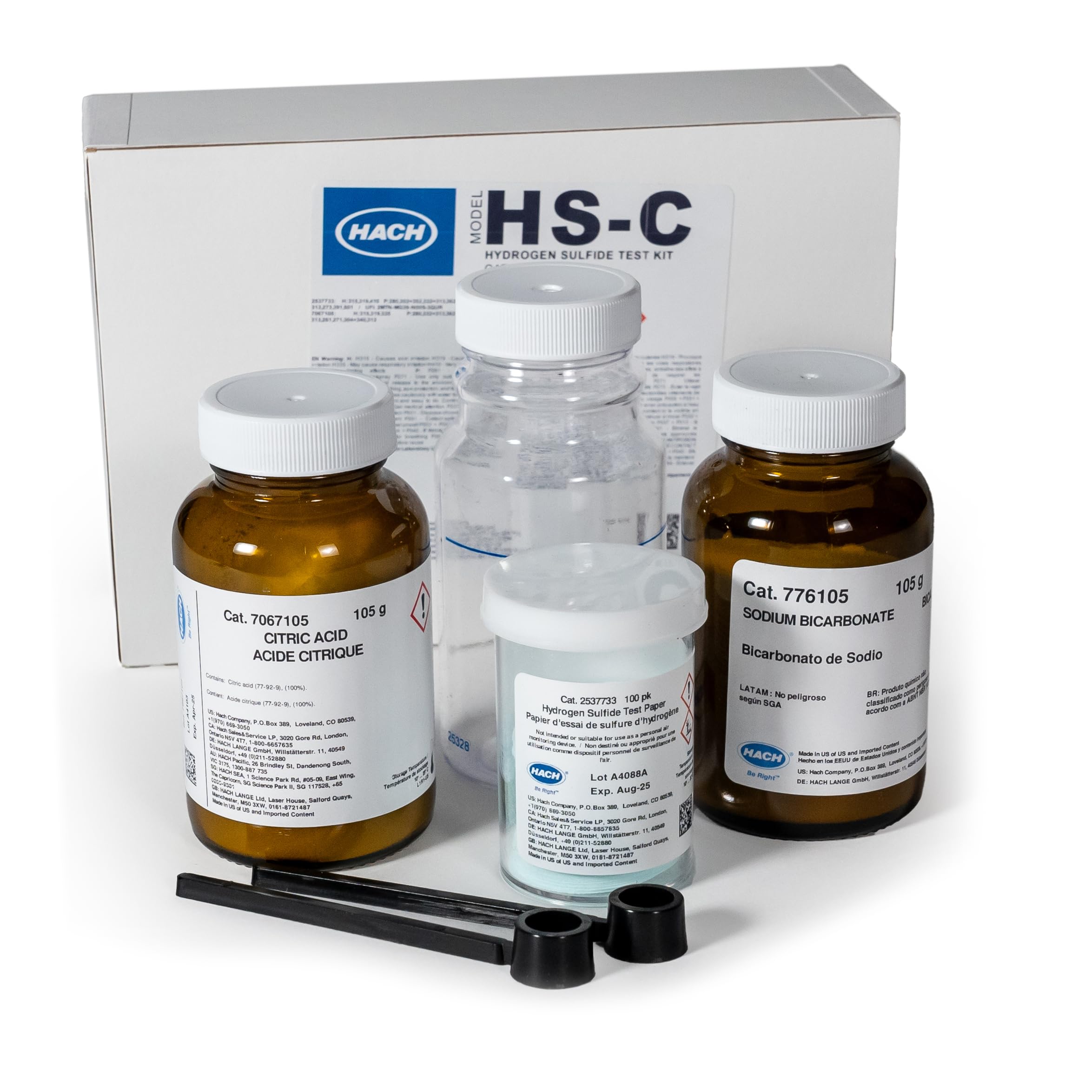 Hach Hydrogen Sulfide Test Kit, Model HS-C, 2537800: Amazon.com