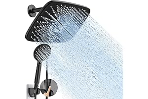 Veken High-Pressure Rain Shower Head Combo