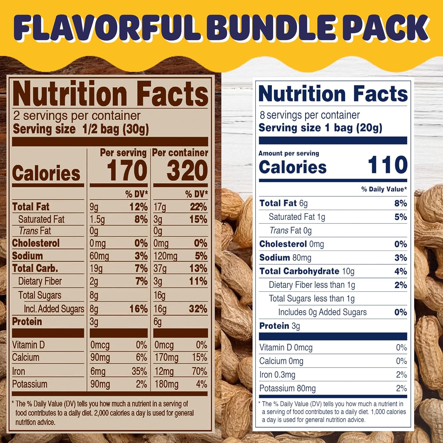 Osem Bamba Peanut Butter Puffs, Original & Hazelnut Bundle - All Natural Peanut Butter Puffs Family Pack + 1 2.1oz Bag of Hazelnut Bamba