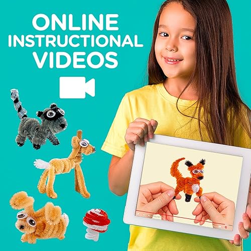 Miniatura 4 de Kit de arte y manualidades para niños de 8 a 12 años para crear y exhibir animales el kit incluye suministros e instrucciones el mejor proyecto de