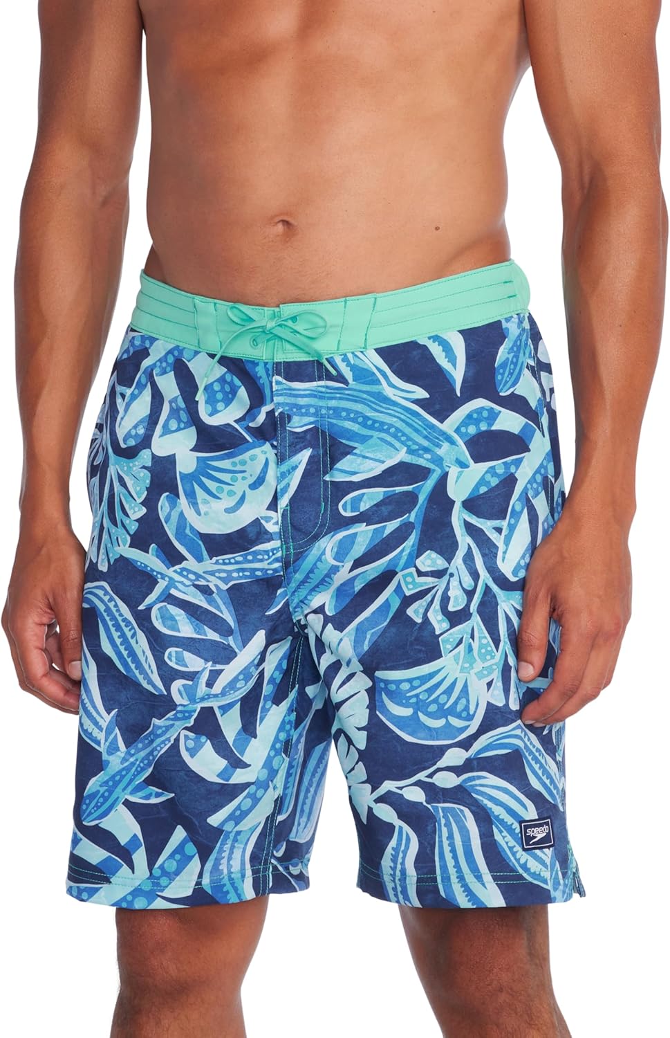 Speedo Men’s Swim Trunk Knee Length Boardshort Bondi Printed