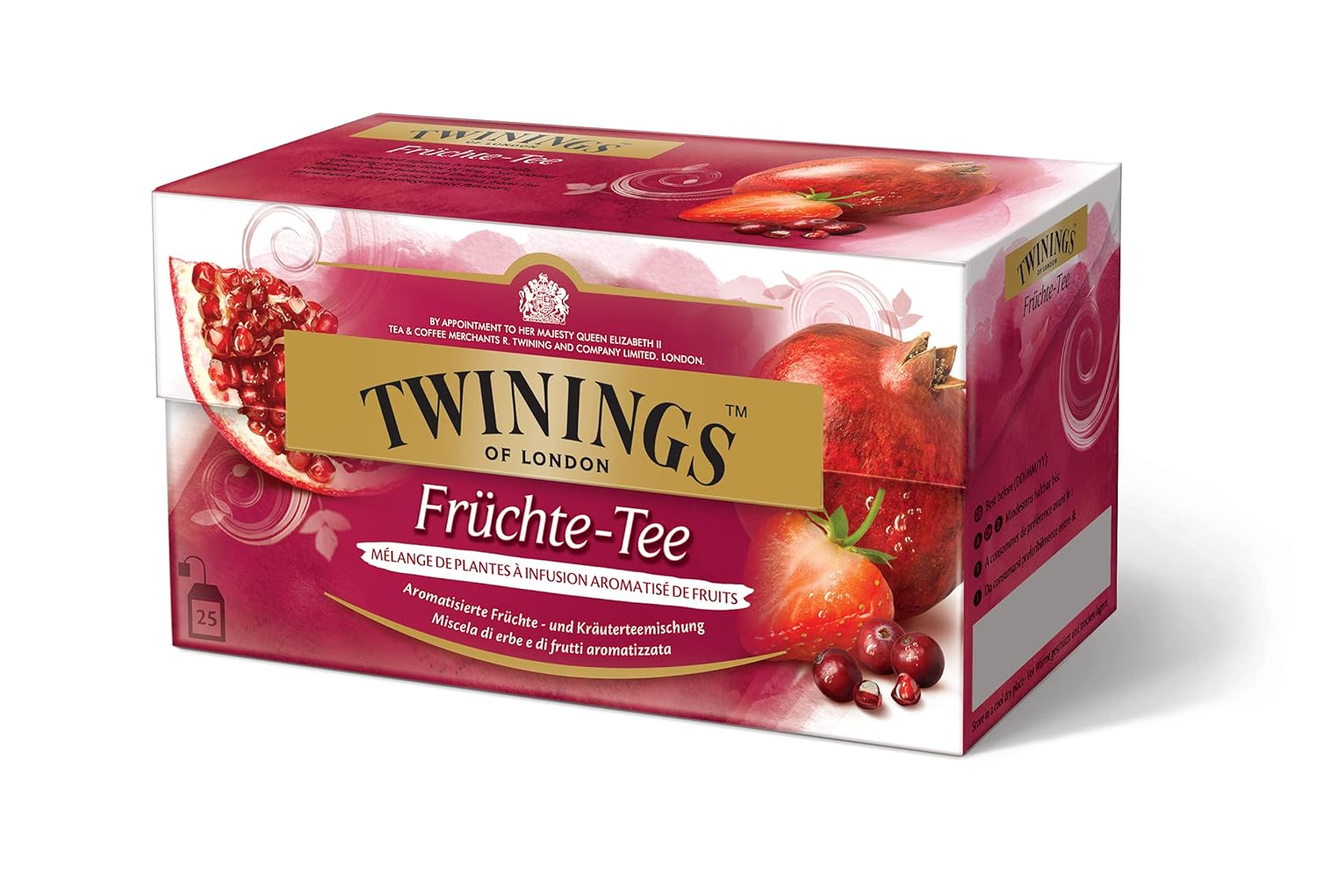 Twinings of London FrüchteTee 25 Beutel x 2g Packung, Gemischte Früchte, 50 gramm Amazon.de