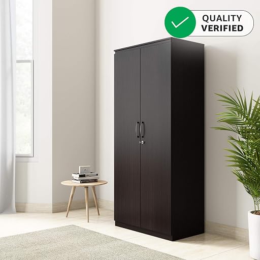 Solimo Vega Two Door Wardrobe Espresso