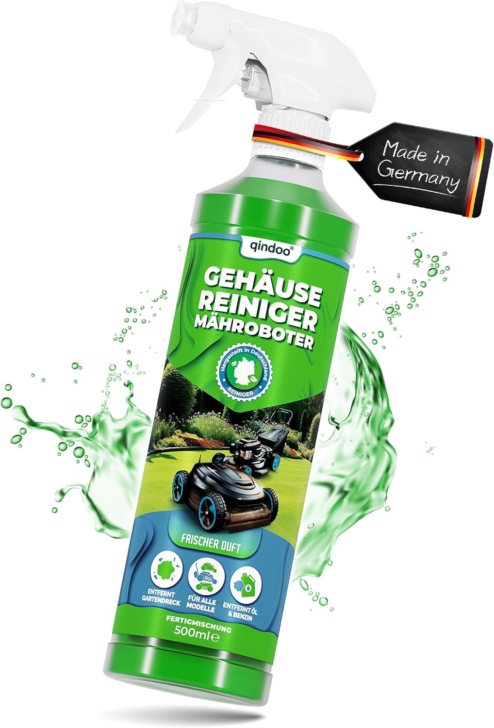 Mähroboter Reiniger Gehäuse, Rasenmäher Pflege Reinigungsspray zum Säubern der Oberfläche von Gartengeräten aller Art